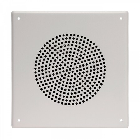 Quam For 8In O.D. Speaker, Square, Vandal Resistant, Stud-Mount, Stainless BS8VPS